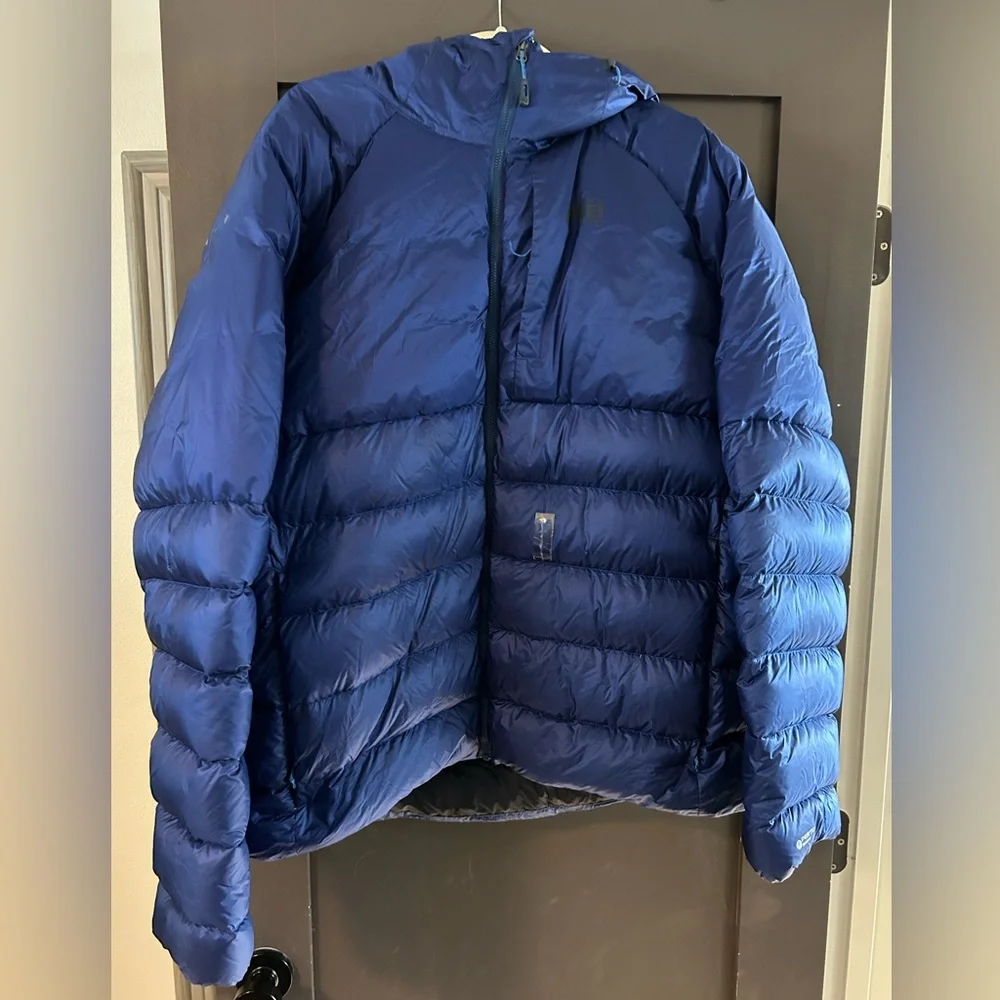 REI 600 Down Quantum Pertex Jacket | XXL | Lightweight & Packable in Blue